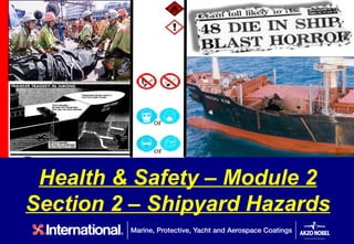 Click to edit Master subtitle style




 Health & Safety – Module 2
Section 2 – Shipyard Hazards
 