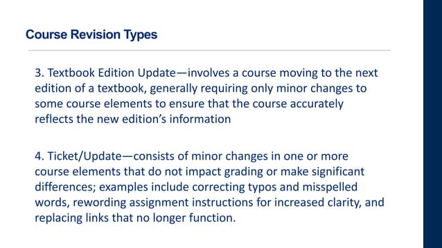 CW Reading 2.2 Course vision | PPT