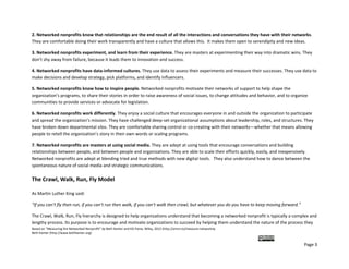 2. Networked nonprofits know that relationships are the end result of all the interactions and conversations they have wit...