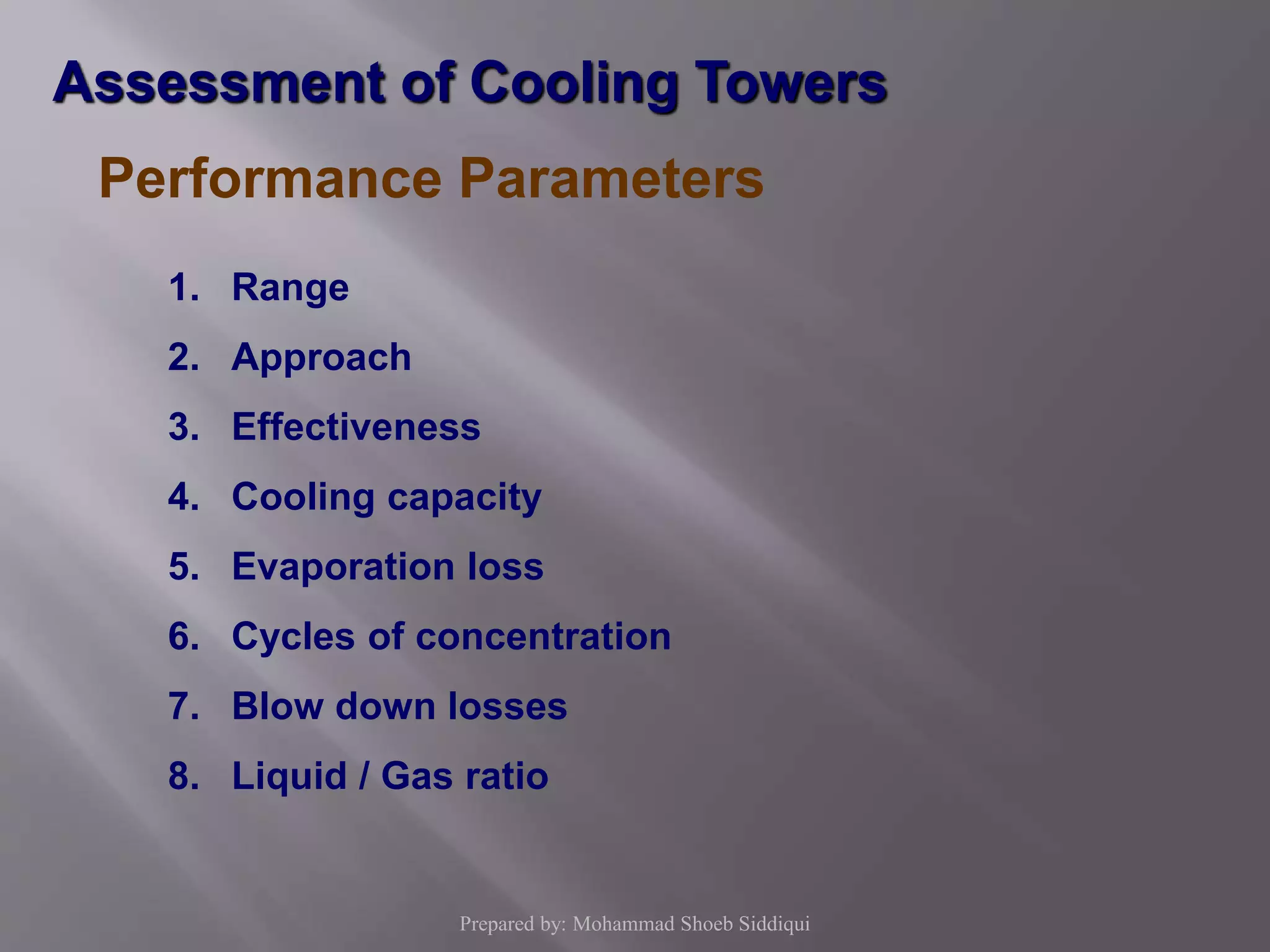 Cooling water (CW) system | PPSX
