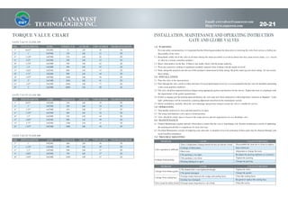 CWT Gate Valve | PDF