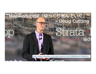 ©  Cloudera,  Inc.  All  rights  reserved.
http://itpro.nikkeibp.co.jp/atcl/column/14/072800028/073000001/
“MapReduceは「ゆっくり死んでいく」”
 　-‐‑‒  Doug  Cutting
 