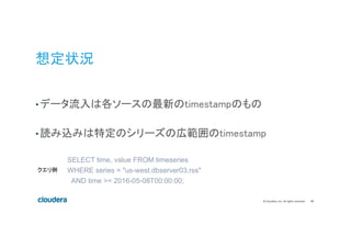 #cwt2016 Apache Kudu 構成とテーブル設計 | PDF