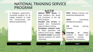 Outreach Program Cwts CWTS-PPT-1 learning program national service program | PPTX