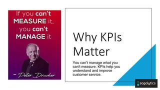 Internal
Internal
Why KPIs
Matter
You can't manage what you
can't measure. KPIs help you
understand and improve
customer service.
 