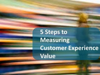 Connect the ROI Dots with a Customer Experience Value Strategy