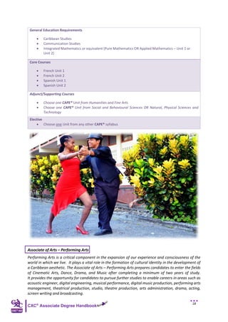 CXC-AD Associate Degree Handbook (Revised) | PDF