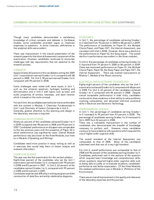 Cxc Annual Report 2009