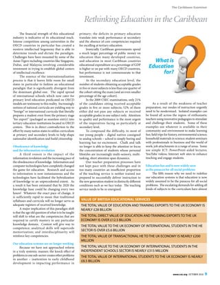 Csec Compounding The Caribbean Examiner - Rethinking Caribbean Examination | PDF