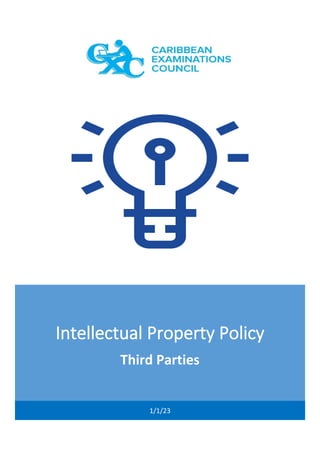 Intellectual Property Policy
Third Parties
1/1/23
 