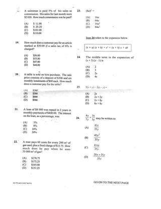 Cxc past paper 1 june 2010