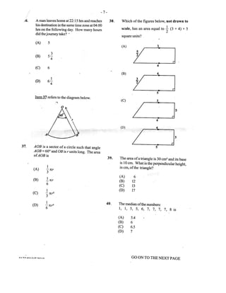 Cxc past paper 1 june 2010