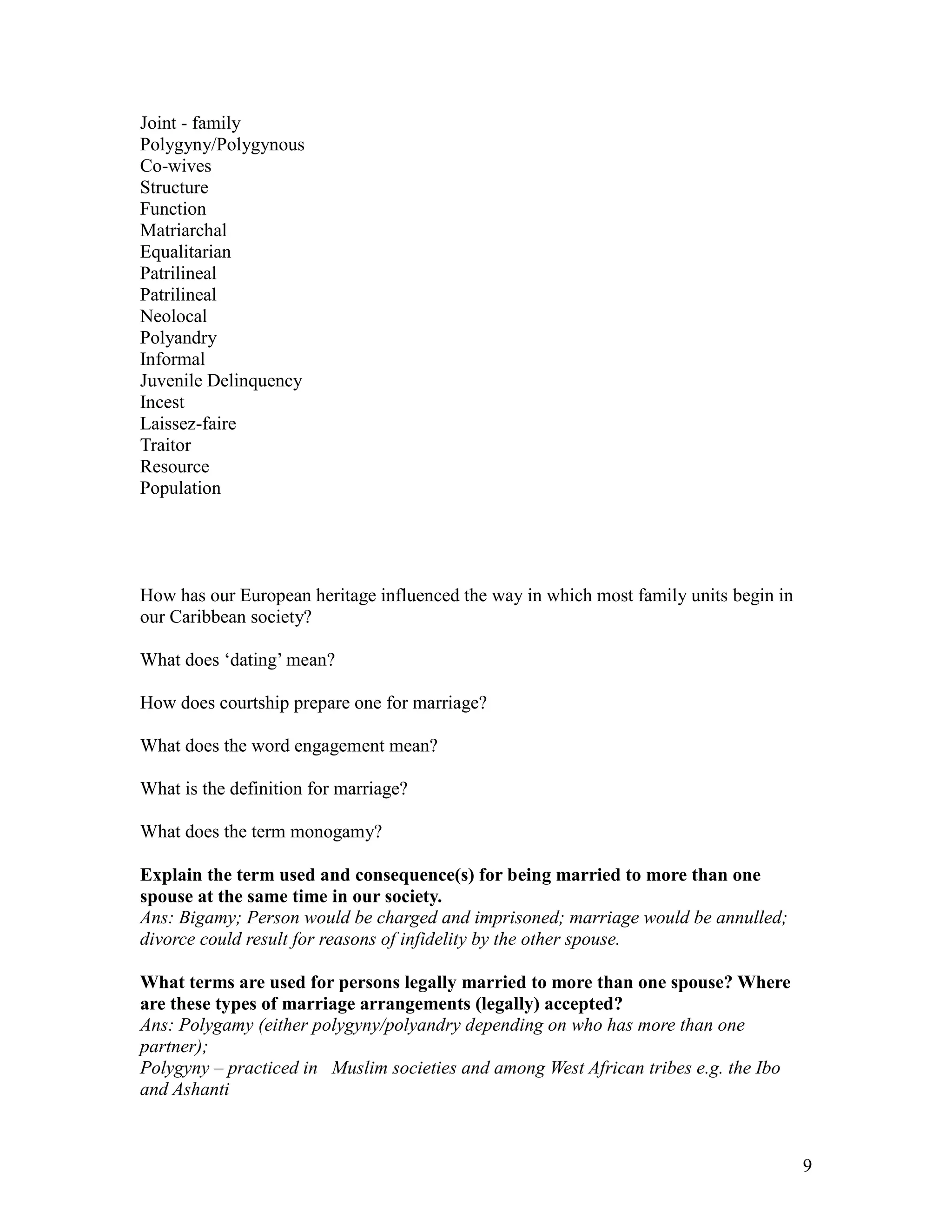 Cxc Social Studies Multiple Choice Questions DOCX Cxc social studies multiple choice questions docx