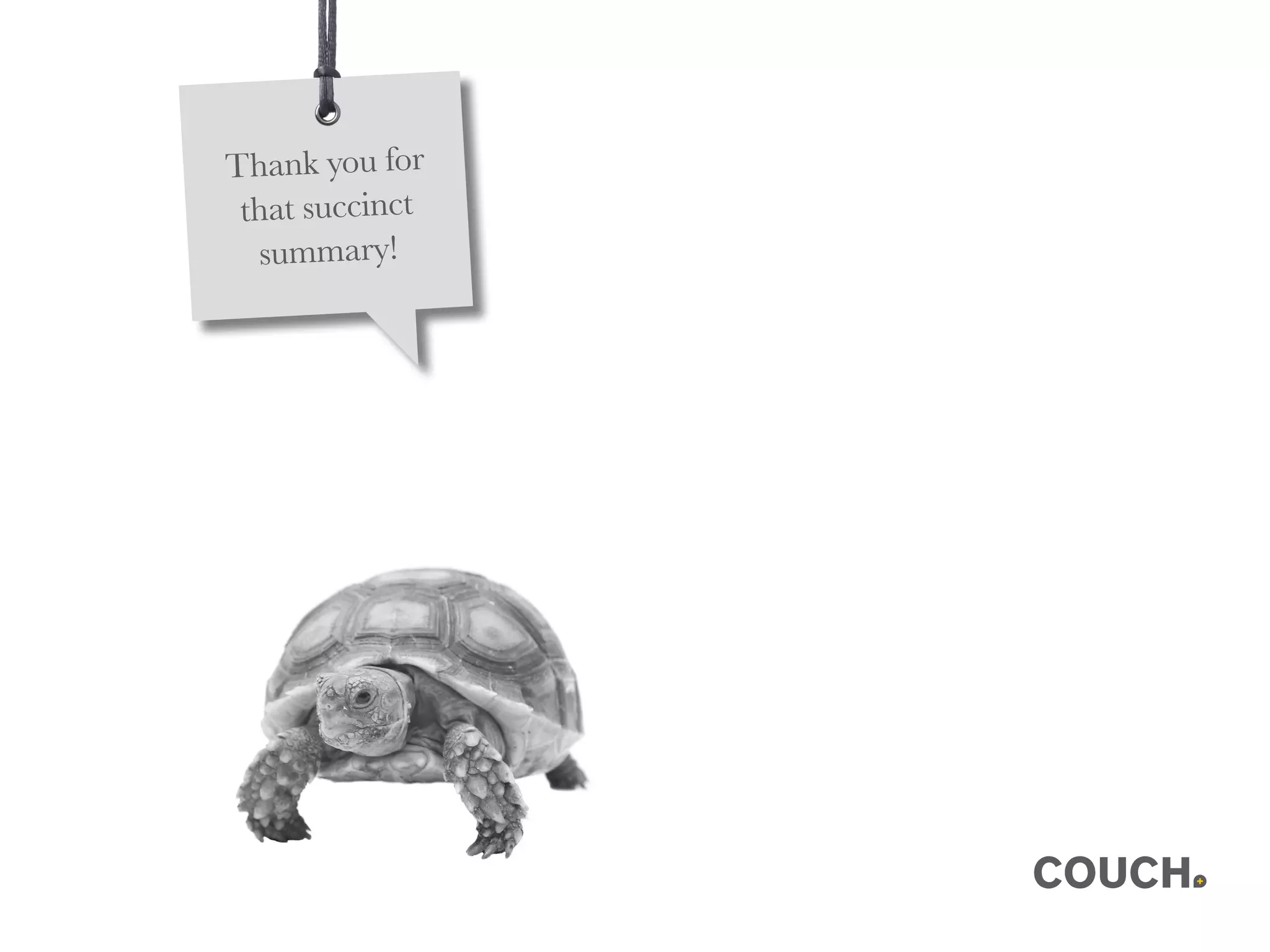 Thank you for
that succinct
summary!
 