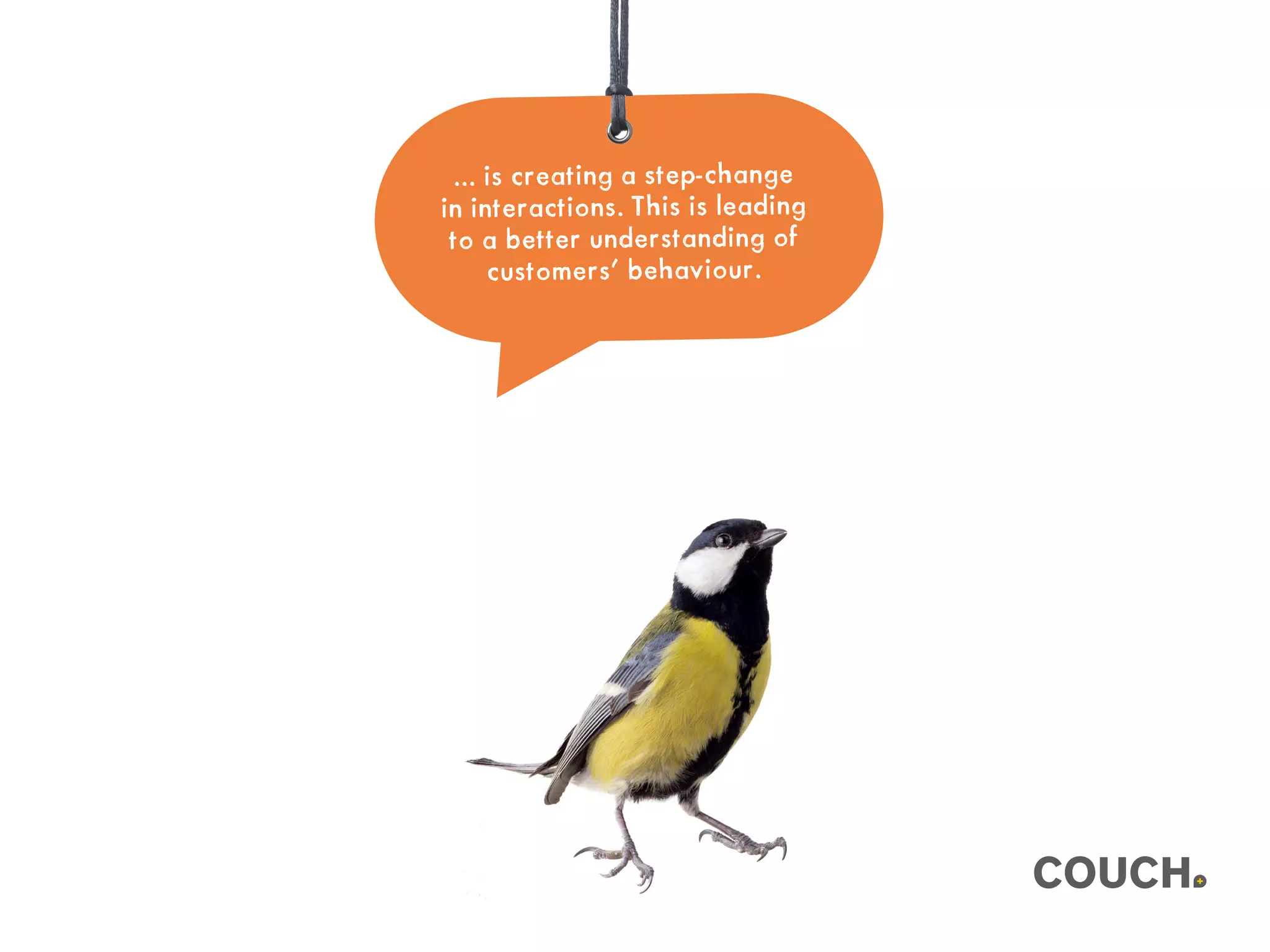 ... is creating a step-change
in interactions. This is leading
to a better understanding of
customers’ behaviour.
 