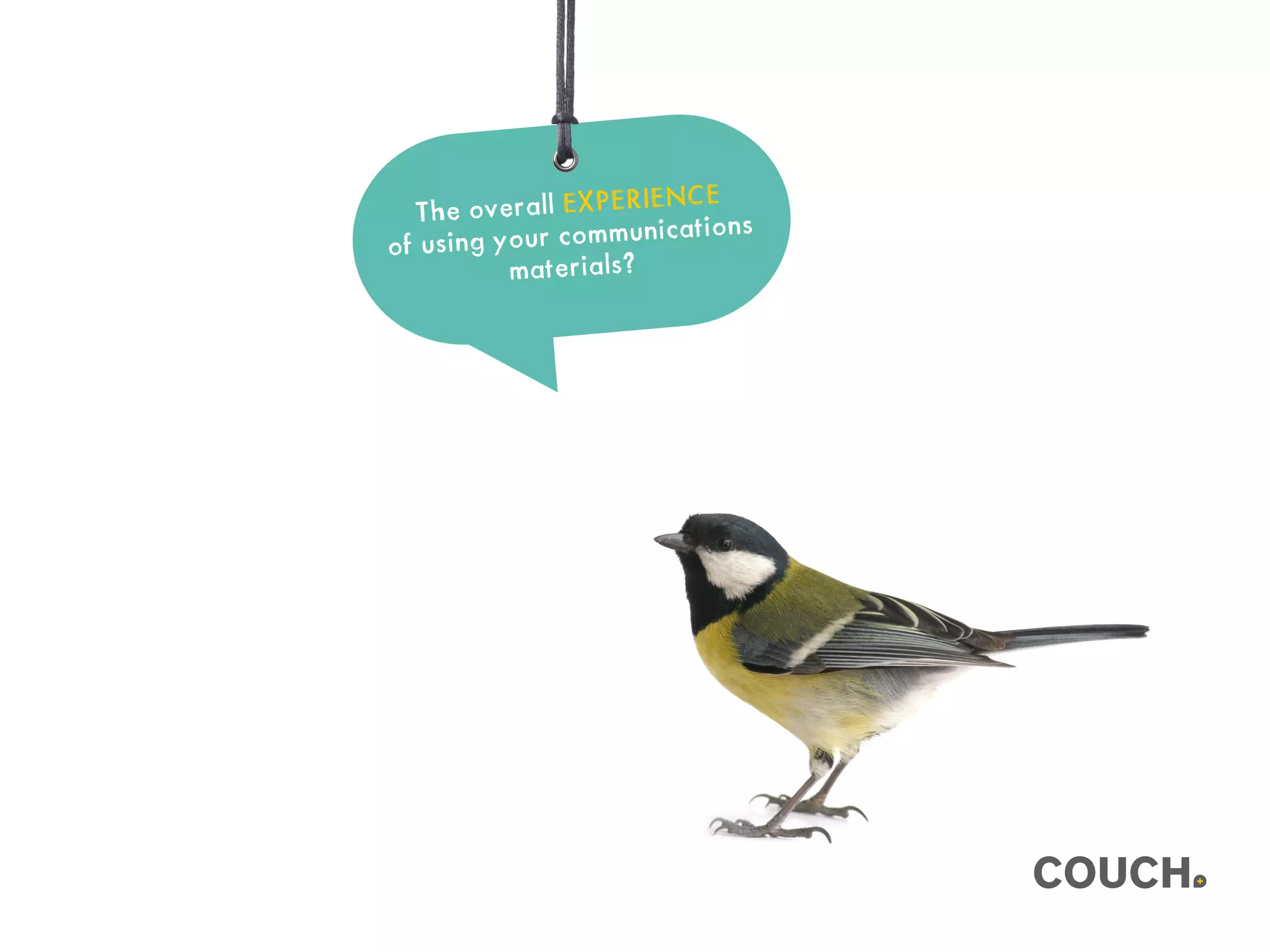 The overall EXPERIENCE
of using your communications
materials?
 