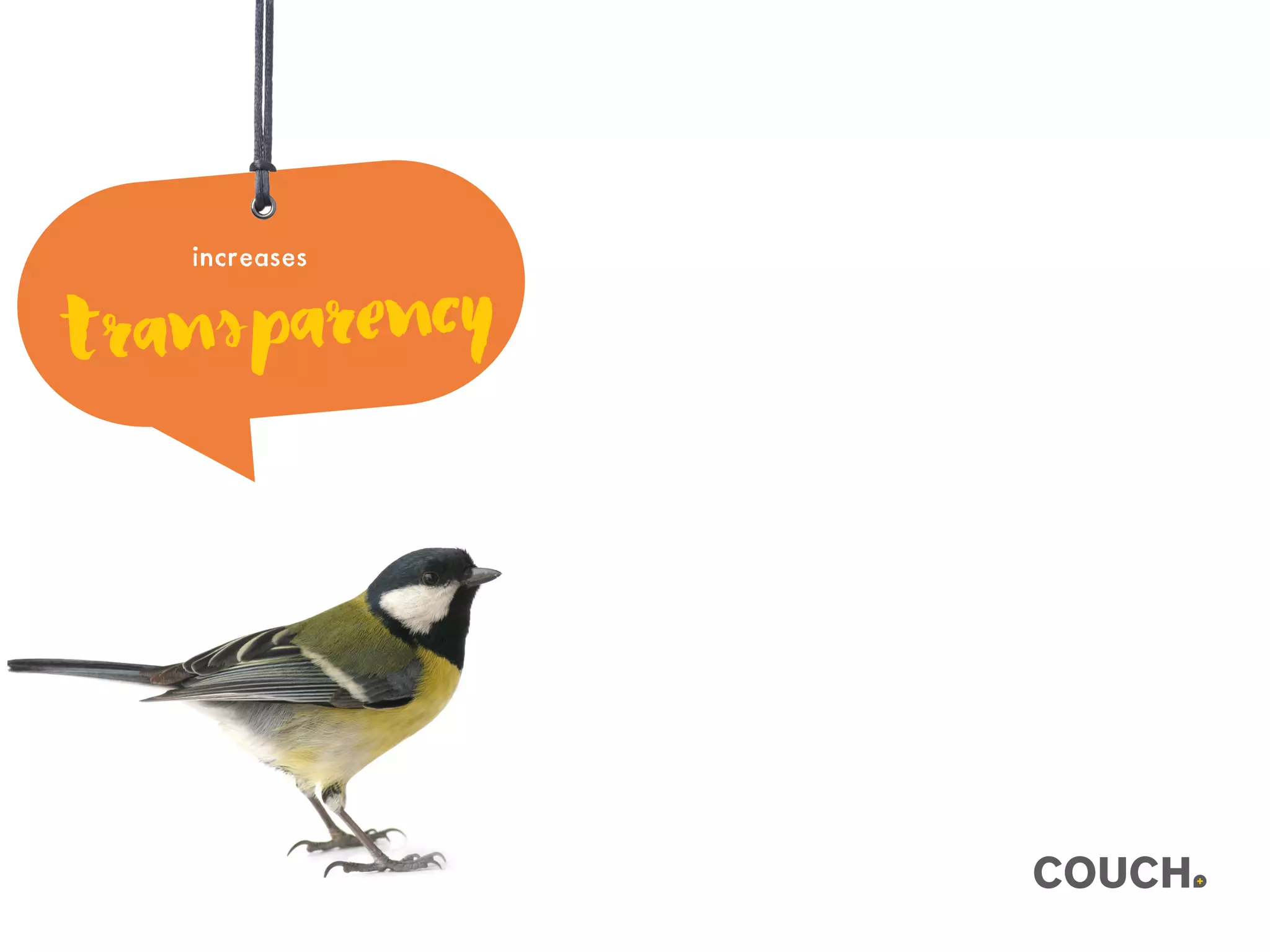 transparency
increases
 