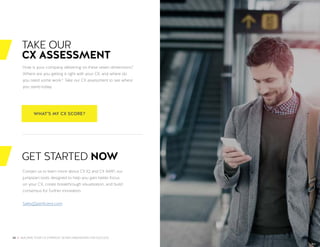 Building Cx Strategy BUILDING YOUR CX STRATEGY: SEVEN DIMENSIONS FOR SUCCESS | PDF