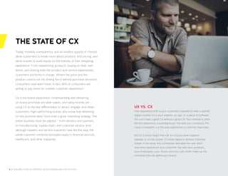 Building Cx Strategy BUILDING YOUR CX STRATEGY: SEVEN DIMENSIONS FOR SUCCESS | PDF