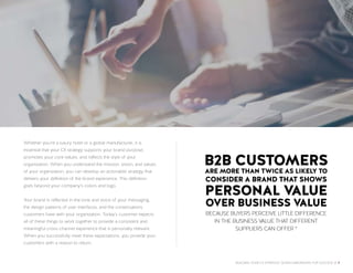 Building Cx Strategy BUILDING YOUR CX STRATEGY: SEVEN DIMENSIONS FOR SUCCESS | PDF