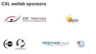 2
CXL wetlab sponsors
 