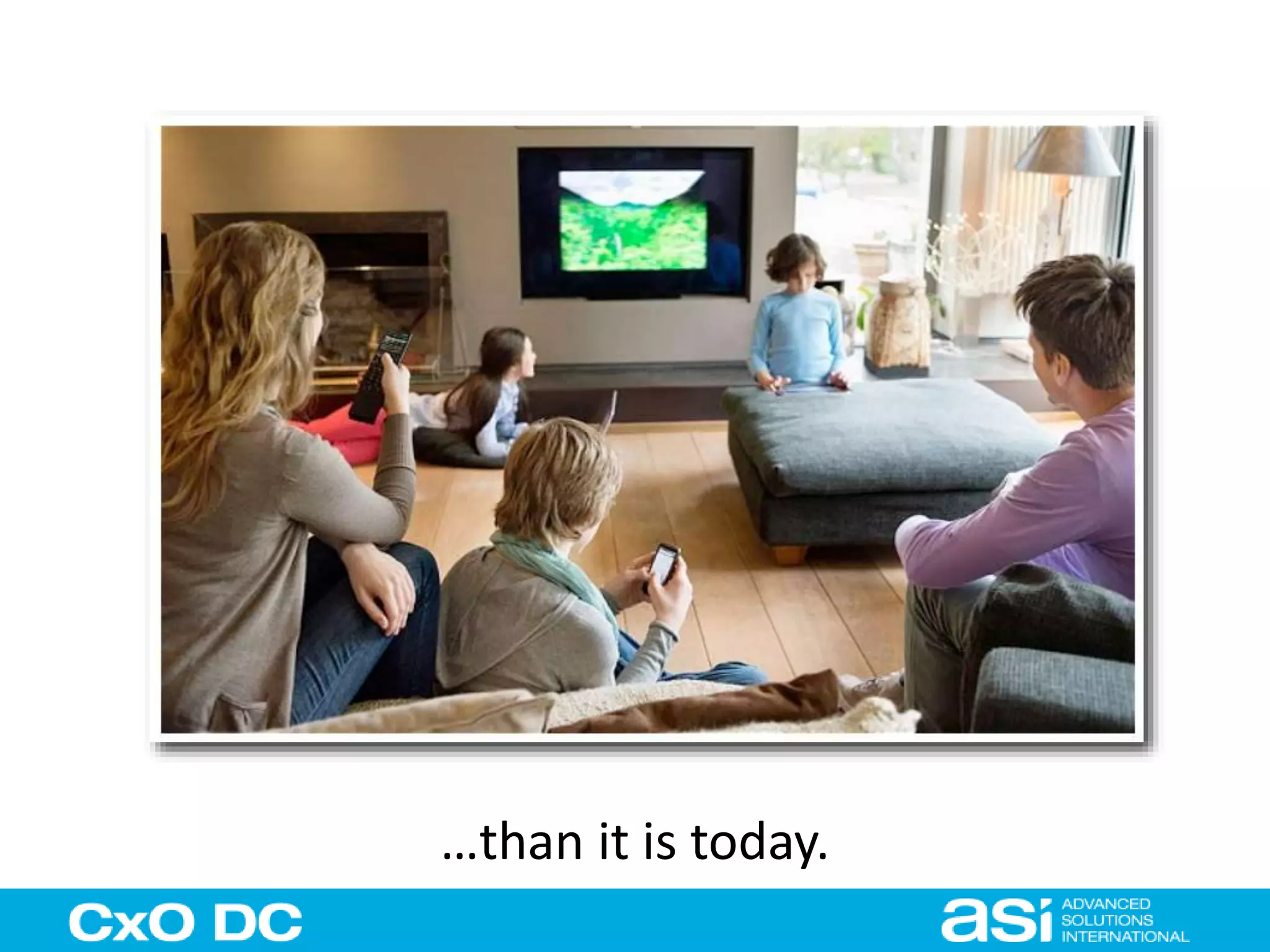 …than it is today. 
 