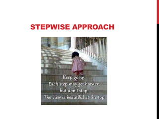 STEPWISE APPROACH
 