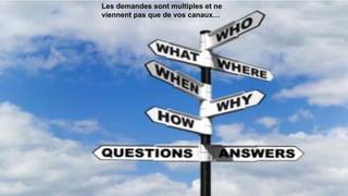 Les demandes sont multiples et ne
viennent pas que de vos canaux…