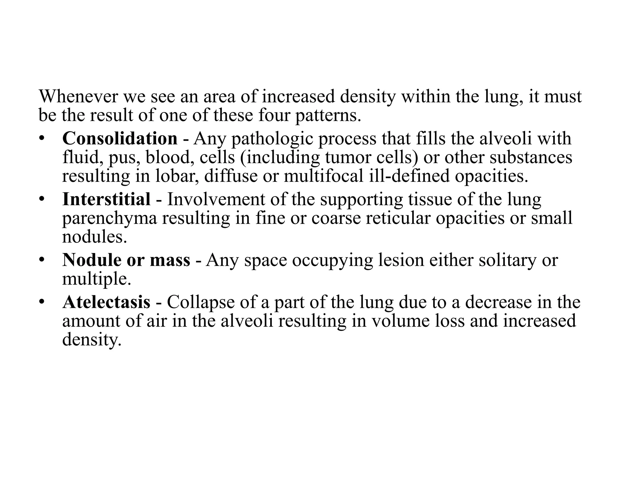 Chest X-ray patterns | PPTX