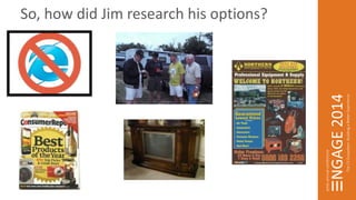 So, how did Jim research his options? 
 