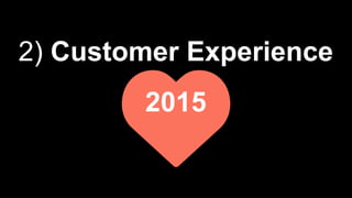 Immer Online
2) Customer Experience
2015
 