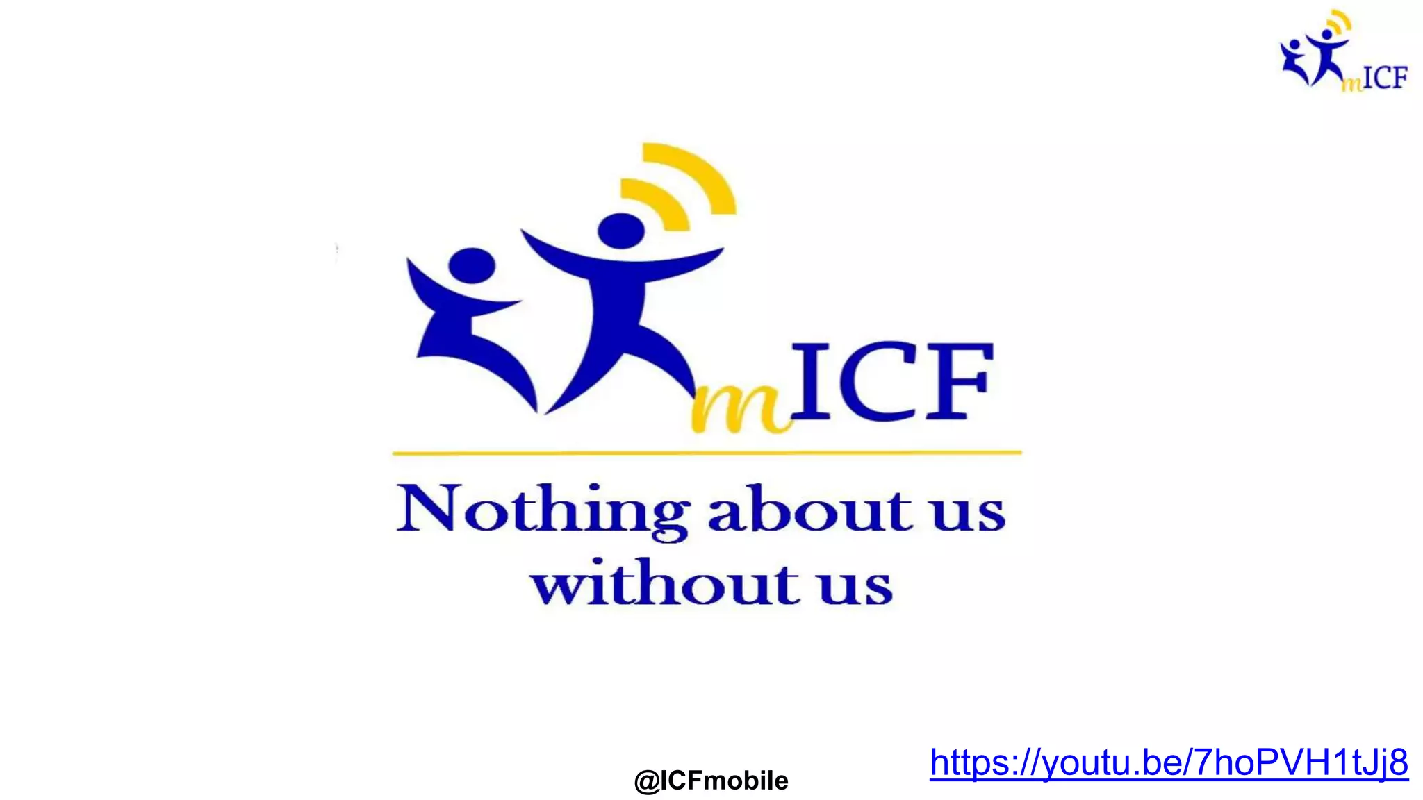 @ICFmobile
https://youtu.be/7hoPVH1tJj8
 