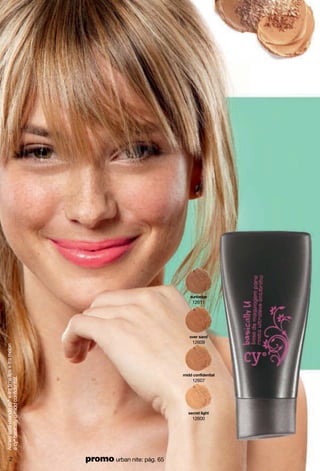 vestido glamsyº
Use esse 2 em 1 com o zíper
na frente ou atrás.
Em algodão com lycra.
tamanho pp
tamanho p
tamanho m
tamanho g
de R$75,90
por R$60,70( 37 pts.)
estojo com pulseiras
e brincos in your
hands
Peças superfemininas!
Com motivos de coração.
Podem ser usadas com
qualquer look! Em metal
banhado em prateado
envelhecido e prateado
brilhante.
Medidas aprox.:
diâmetro argolas 2.1 cm
cód. 37138
de R$39,00
por R$31,20( 19 pts.)
As cartas de amor perfumadas deram espaço a um jeito
moderno(e divertido!!!) de falar de amor, paixão…desejo.
Agora, a gente faz click e já adiciona no Face, chama
no chat, taggea a foto do beijo e põe emoticons fofos no
mural!
O legal é que mesmo os novos tempos, a necessidade de
expressar e a vontade de fazer algo especial por alguém
continuam. Por isso, Cyzone traz um catálogo repleto de
ideias para você ﬁcar gata e também mimar aquele gato
com quem você tecla... e quer ter agarradinho com
você!
vem,queeu
tekk-ero!
um look
superglam
com o
decote
atrás
pulseira
+
brincos
com zíper
e
decote
na frente!
zíper nos ombros
ºConfiraatabelademedidasderoupaseanéisnapág.6
2
 