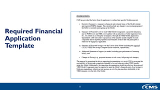 Required Financial
Application
Template
11
 
