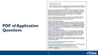 PDF of Application
Questions
8
 