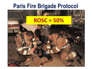 Paris Fire Brigade Protocol
ROSC = 50%
 