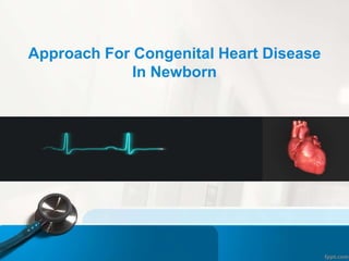 Approach For Congenital Heart Disease
In Newborn
 