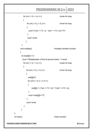 c++ practical Digvajiya collage Rajnandgaon | PDF
