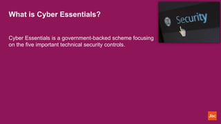 An introduction to Cyber Essentials | PPTX