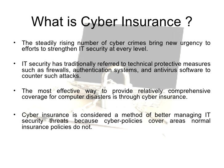 cyber insurance temp