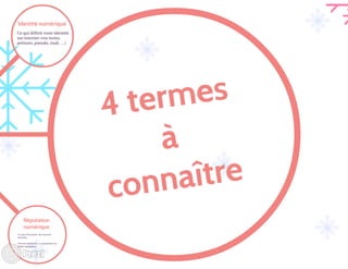 Connaître, gérer et maîtriser sa e-reputation par Julie Robveille-Agence StudioVentilo