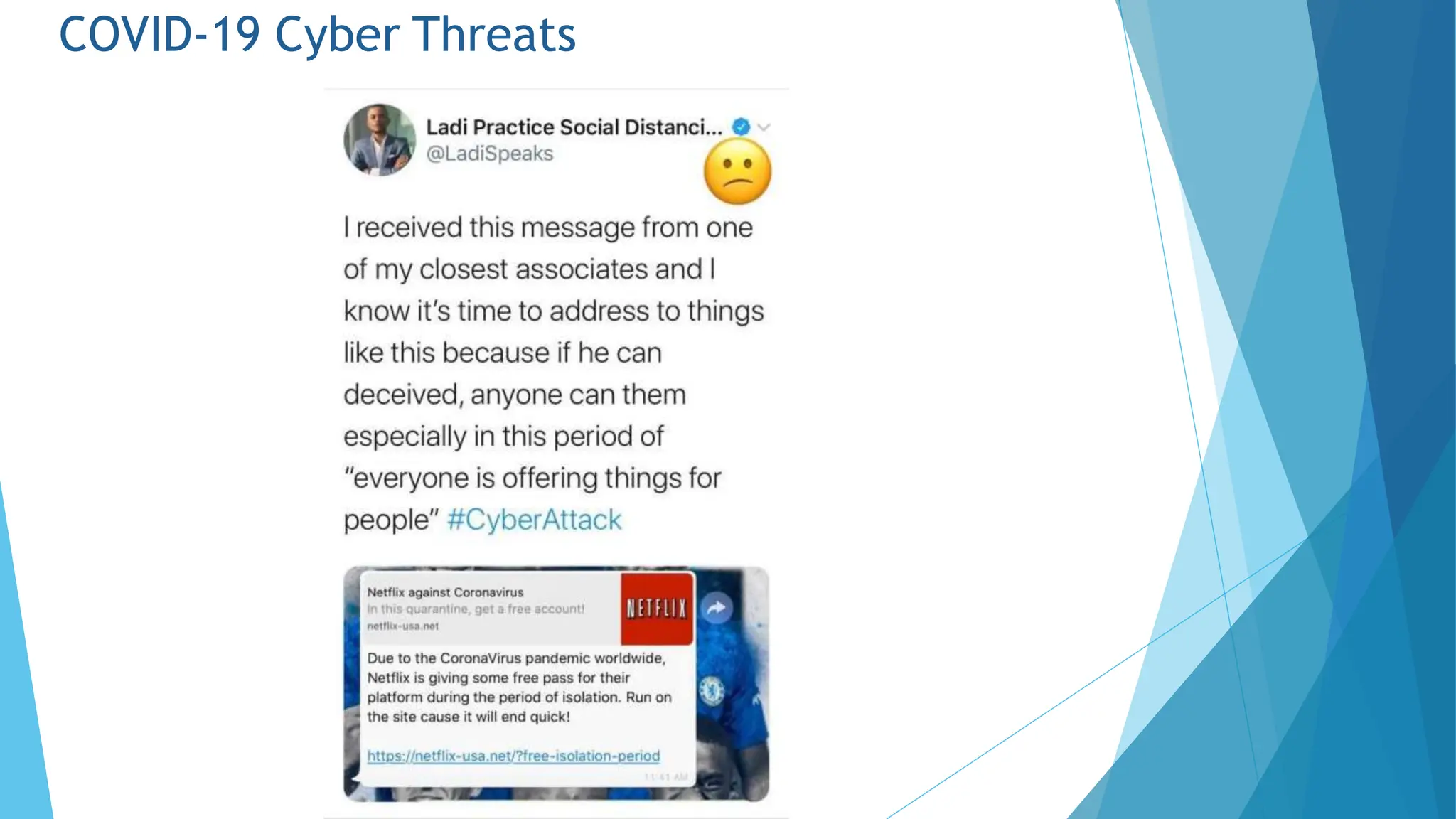 COVID-19 Cyber Threats
 