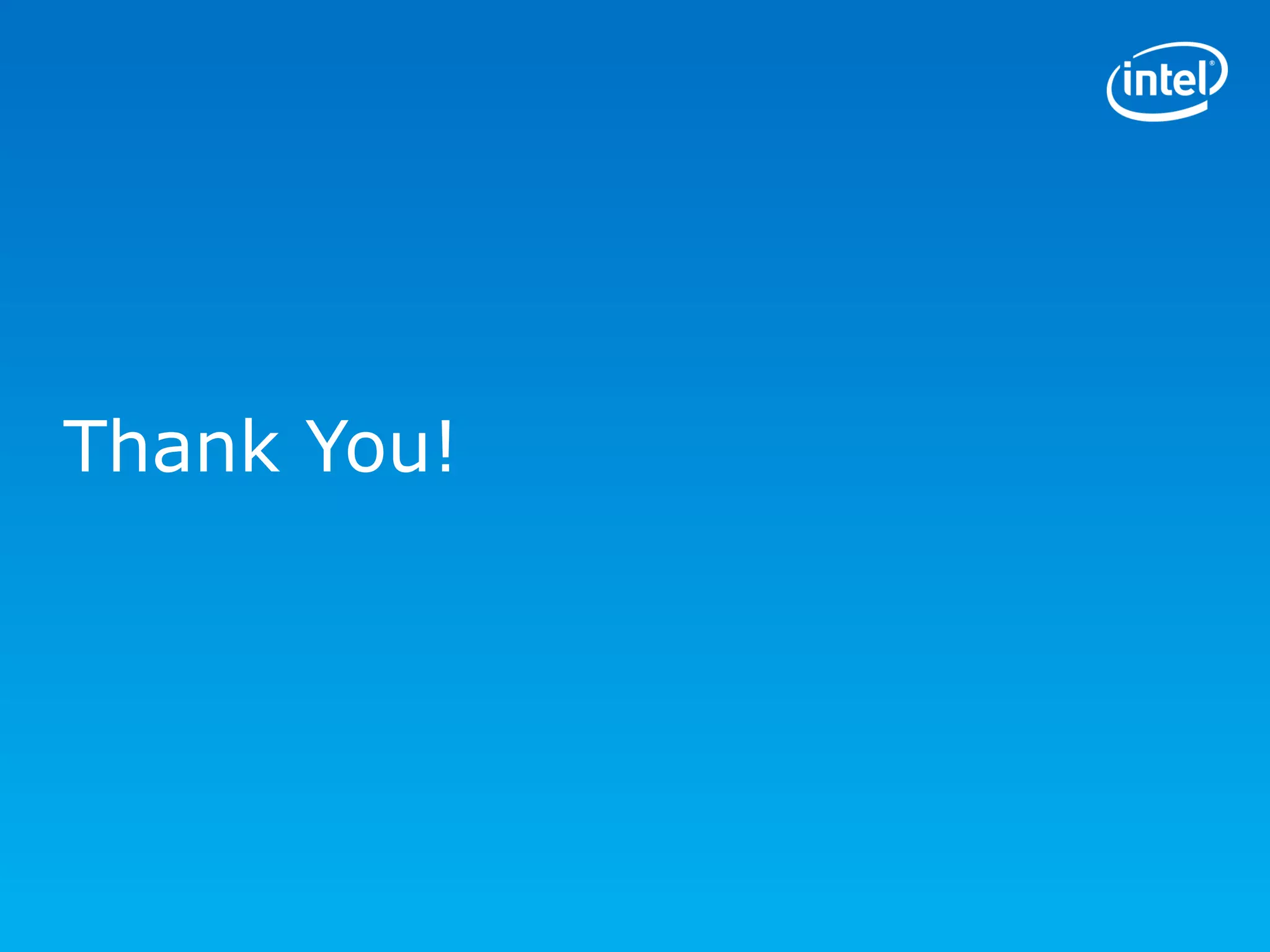 Thank You!
 