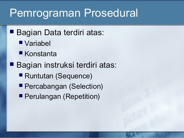 Algoritma dan pemprograman-pertemuan 1