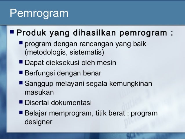 Algoritma dan pemprograman-pertemuan 1