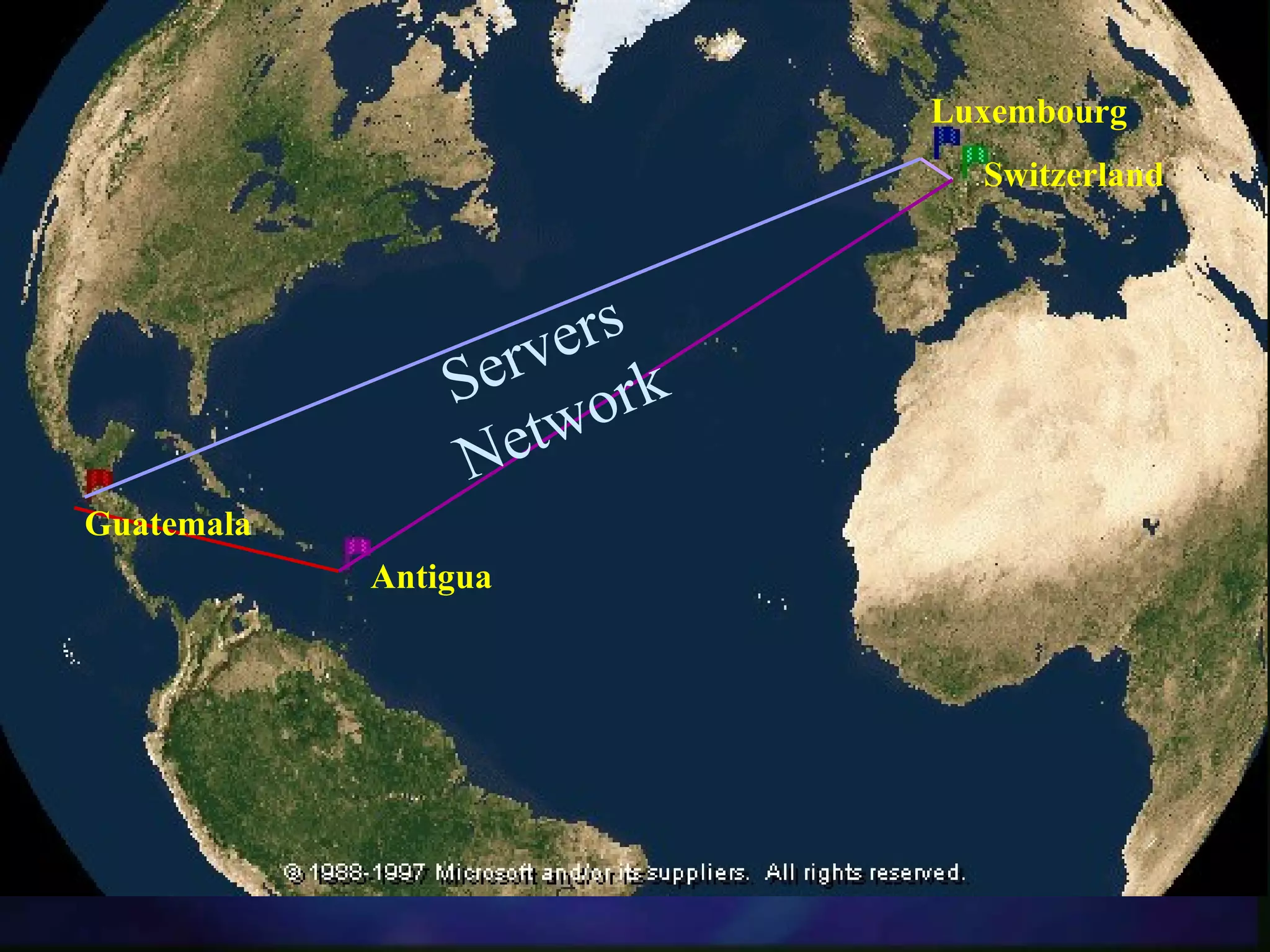 Global Luxembourg Switzerland Antigua Guatemala Servers Network 