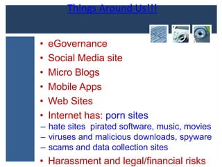 Cyber Space Threats and Opportunities | PPT