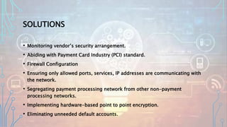 Cyber breach at target.pptx | Information and Network Security | Computing