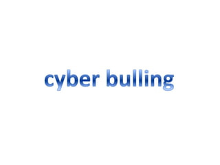 cyber bulling 