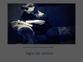 http://www.flickr.com/photos/itsallaboutmich/521546184/Signs for victims